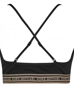 MICHAEL Michael Kors Logo Sporty Swimming Bralette -Cheap Michael Kors Shop 35064603 xxl a10