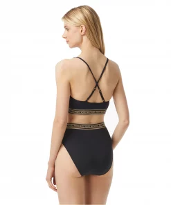 MICHAEL Michael Kors Logo Sporty Swimming Bralette -Cheap Michael Kors Shop 35064603 xxl a2
