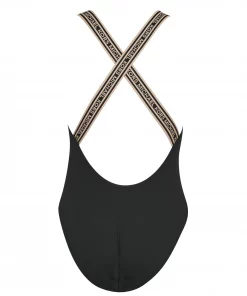 MICHAEL Michael Kors Logo Scoop Neck One Piece Swimsuit -Cheap Michael Kors Shop 35435403 xxl a10