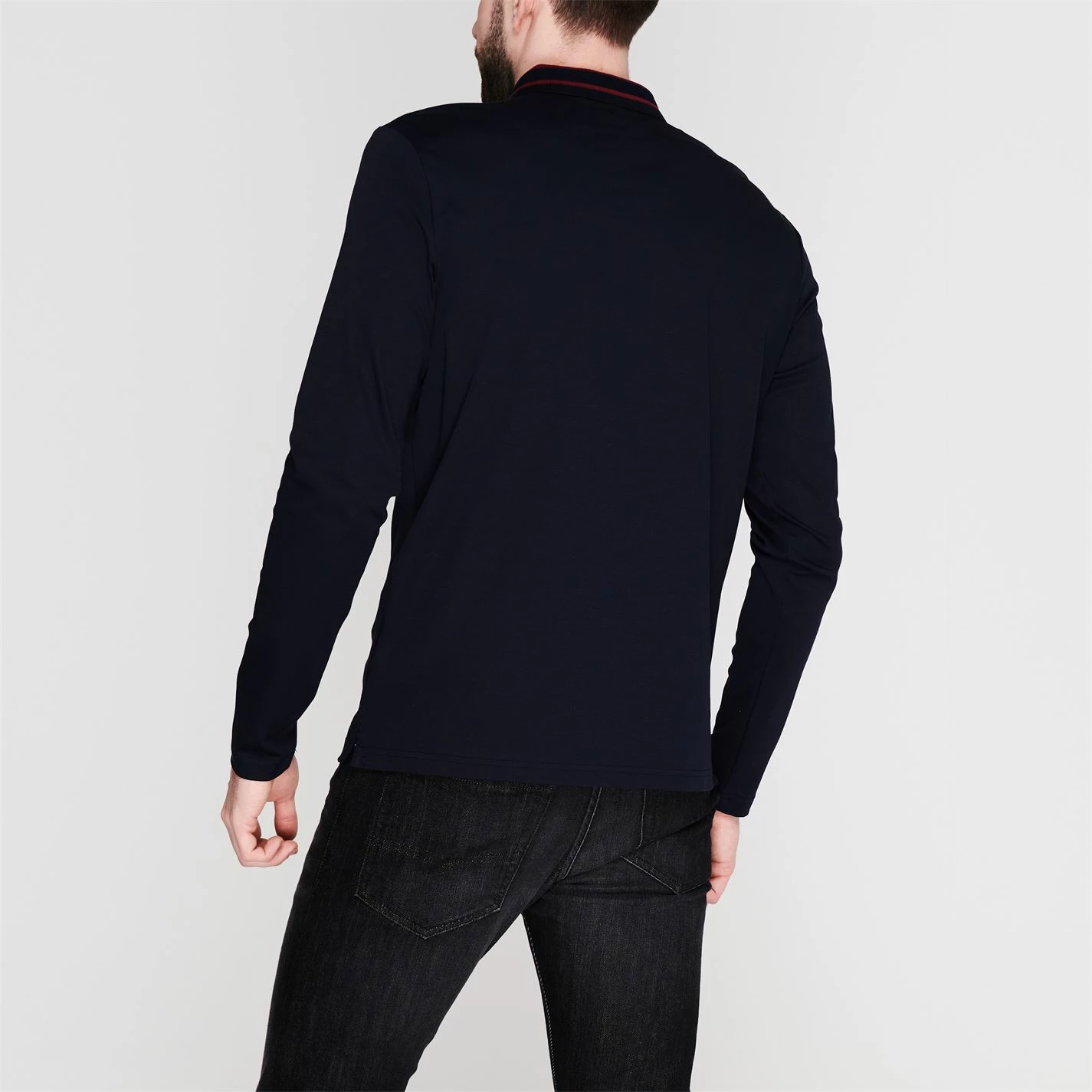 Michael Kors Nylon Patch Long Sleeve Polo Shirt 5 Michael Kors Nylon Patch Long Sleeve Polo Shirt - Image 3