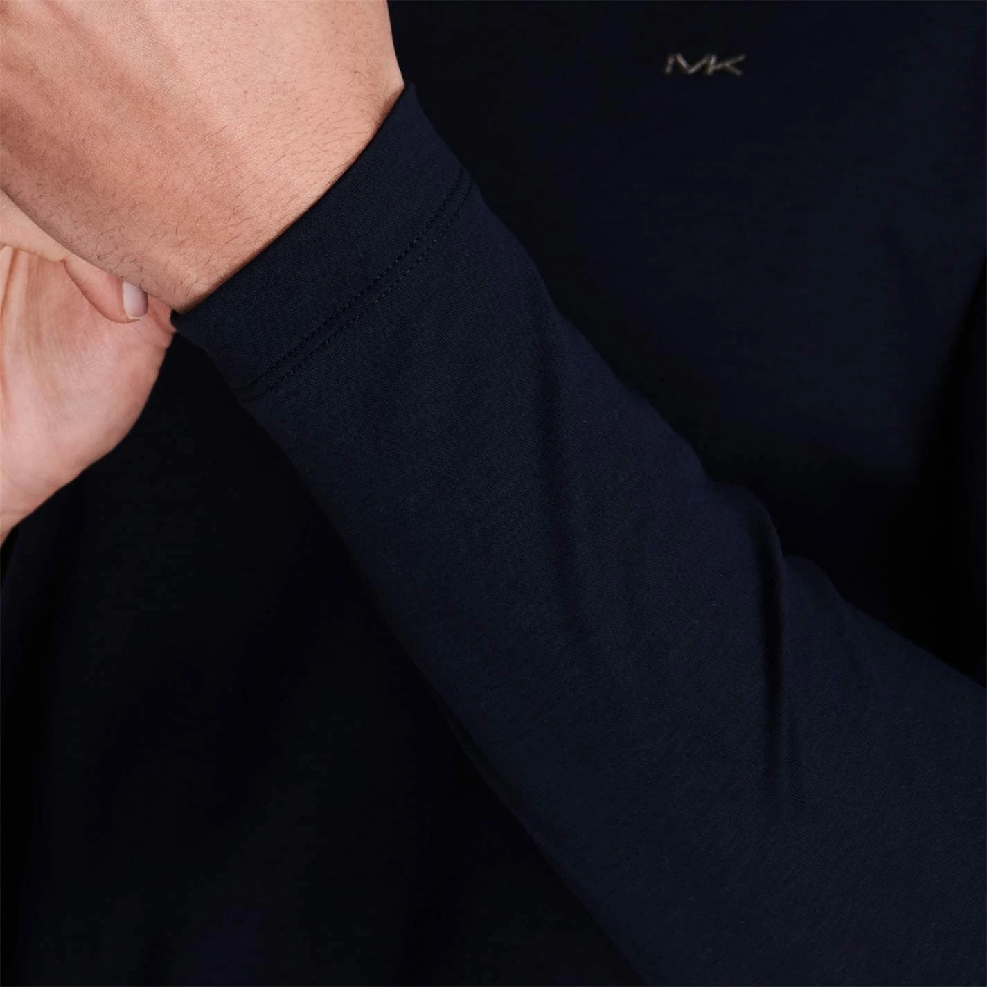 Michael Kors Long Sleeve Sleek Polo Shirt 7 Michael Kors Long Sleeve Sleek Polo Shirt - Image 5