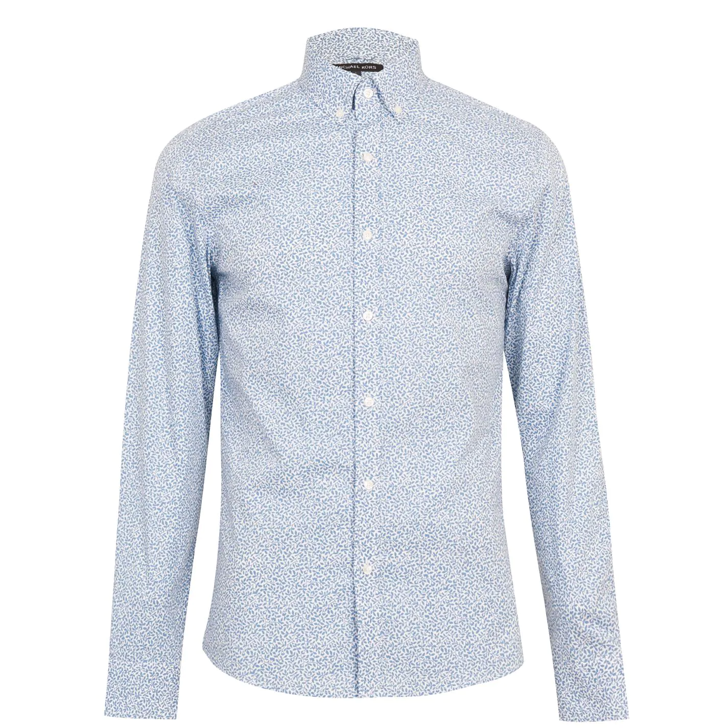 Michael Kors Long Sleeve Button Down Ditsy Shirt 3 Michael Kors Long Sleeve Button Down Ditsy Shirt