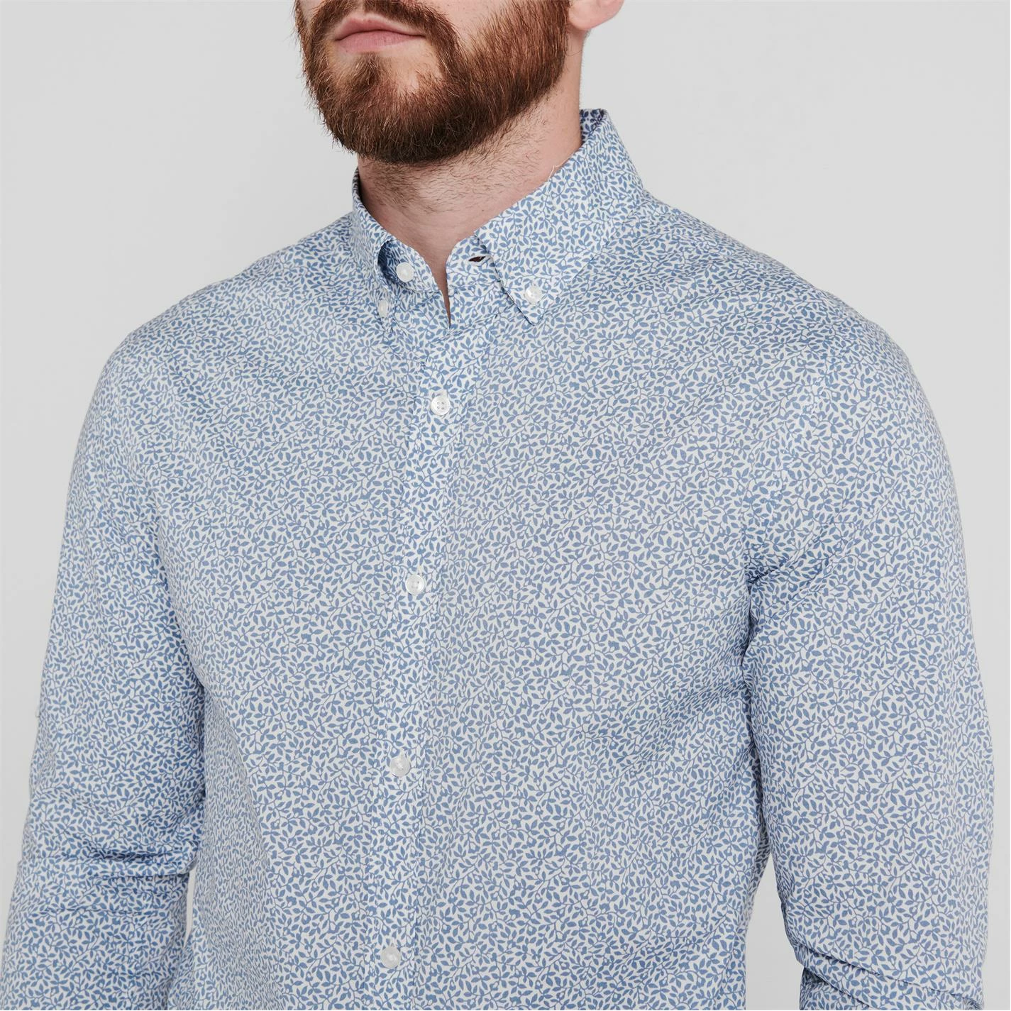 Michael Kors Long Sleeve Button Down Ditsy Shirt 6 Michael Kors Long Sleeve Button Down Ditsy Shirt - Image 4