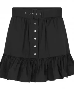 MICHAEL MICHAEL KORS Belted Ruffle Mini Skirt