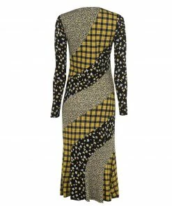 MICHAEL Michael Kors Sleeve Floral Midi Dress -Cheap Michael Kors Shop 57930503 xxl a10