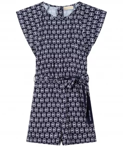 MICHAEL KORS MK Logo Playsuit Jn23