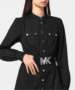 MICHAEL MICHAEL KORS Utility Mini Dress -Cheap Michael Kors Shop 63089003 xxl a3