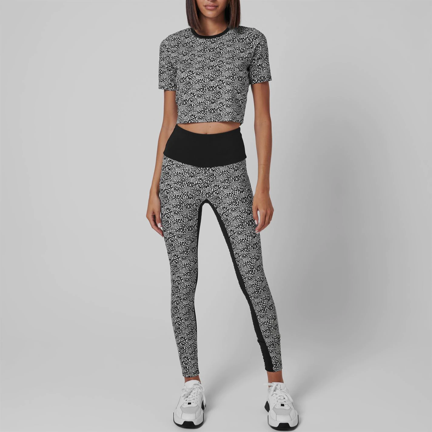 MICHAEL MICHAEL KORS Allover Logo Crop Top 4 MICHAEL MICHAEL KORS Allover Logo Crop Top - Image 2