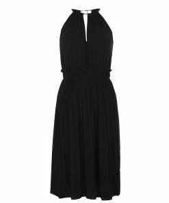 MICHAEL Michael Kors Chain Neck Midi Dress