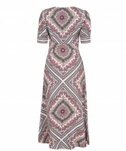 MICHAEL Michael Kors Puff Sleeve Midi Dress 12 MICHAEL Michael Kors Puff Sleeve Midi Dress -Cheap Michael Kors Shop 66344106 xxl a10