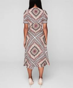 MICHAEL Michael Kors Puff Sleeve Midi Dress 10 MICHAEL Michael Kors Puff Sleeve Midi Dress -Cheap Michael Kors Shop 66344106 xxl a2