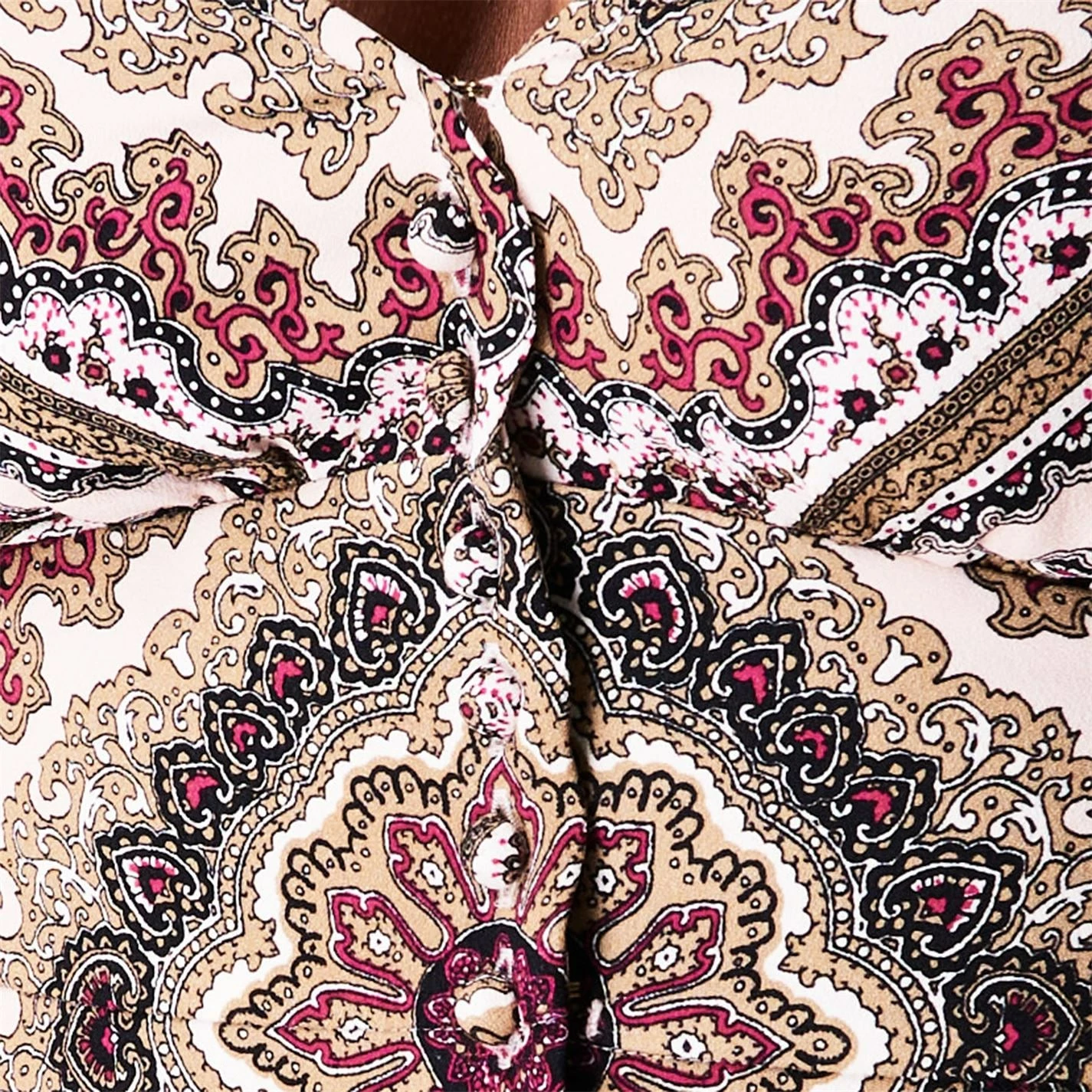 MICHAEL Michael Kors Puff Sleeve Midi Dress 6 MICHAEL Michael Kors Puff Sleeve Midi Dress - Image 4