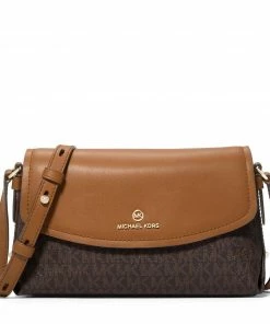 MICHAEL Michael Kors Brooklyn Signature Large Fold Over Xbody Bag