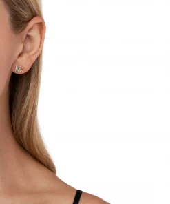 MICHAEL Michael Kors Sterling Silver Two Tone MK Earrings -Cheap Michael Kors Shop 70678011 xxl a3