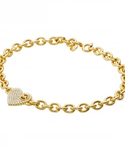 MICHAEL Michael Kors Cubic Zirconia Love Heart Bracelet