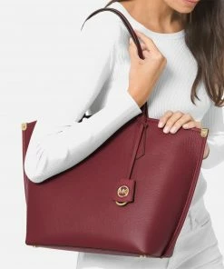 MICHAEL Michael Kors Jane Leather Large Tote Bag -Cheap Michael Kors Shop 70889208 xxl a4