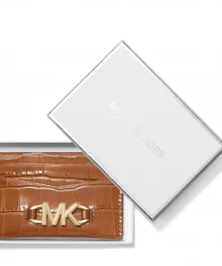 MICHAEL Michael Kors Michael Kors Izzy Crocodile Card Holder -Cheap Michael Kors Shop 71046405 xxl a2