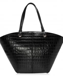 MICHAEL Michael Kors Michael Michael Kors Izzy Croc Fan Tote -Cheap Michael Kors Shop 71150203 xxl a1