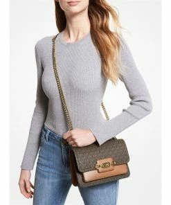 MICHAEL Michael Kors Heather Large Leather Shoulder Bag -Cheap Michael Kors Shop 71435305 xxl a2