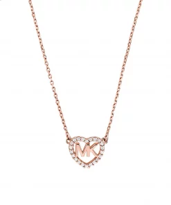 MICHAEL Michael Kors Michael Michael Kors Logo Heart Necklace