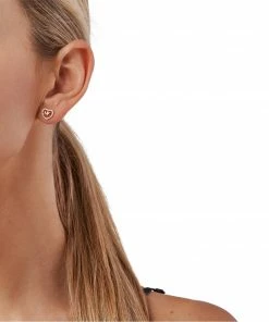 MICHAEL Michael Kors Michael Michael Kors Logo Heart Earrings -Cheap Michael Kors Shop 99400210 xxl a3