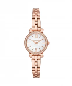 Cheap Michael Kors Shop 7 Michael Kors Women`S Sofie Rose Gold-Tone Watch